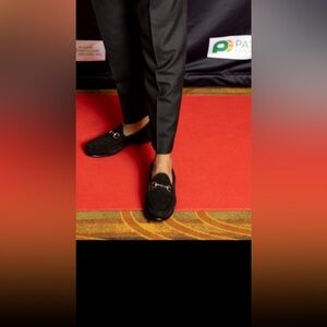 Relaxed-fit tapered trousers